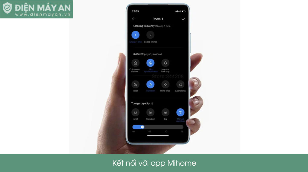 Robot hút bụi lau nhà Xiaomi Mijia M30S 2025 D103CN